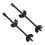 2Pcs High Carbon Steel Coil Spring Compressor for Shock Absorber, Long Welded Tools 11