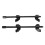 2Pcs High Carbon Steel Coil Spring Compressor for Shock Absorber, Long Welded Tools 14