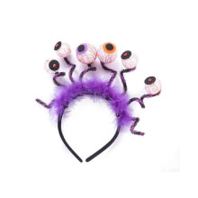 Halloween Headbands for Women Kids Halloween Hair Accessories Spider Hair Band Purple Hair Hoop Holiday Headbands Halloween Party Cosplay Decorations