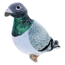 (20.00X20.00X8.00CM, Green) Plush Pigeon Doll Lovely Cartoon Stuffed Pigeon Plush Pigeon Toy Cute Plush Stuffed Doll