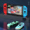 (Pikachu)Wireless Joy Game Controller Compatible Switch Led Gamepad Joystick Replacement 9