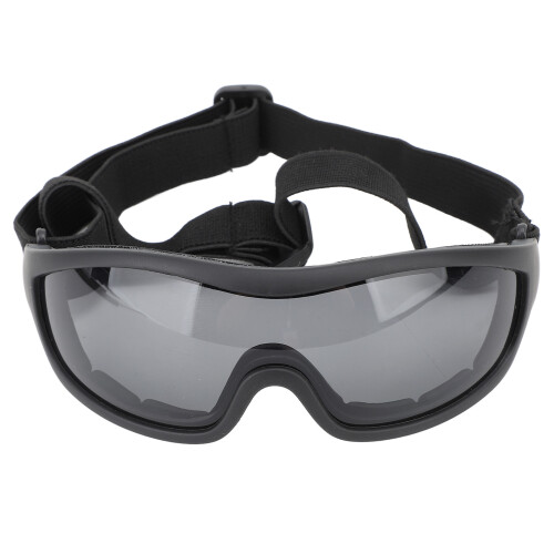 Dog Sunglasses Goggles UV Dust Protection Gray Adjustable Strap 1