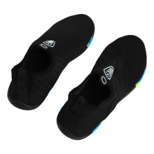 Wasserschuhe Männer Damen Erwachsene Strand Schwimmschuhe für Fluss Pool See Tauchen Kayak Surfen Schwarz 38