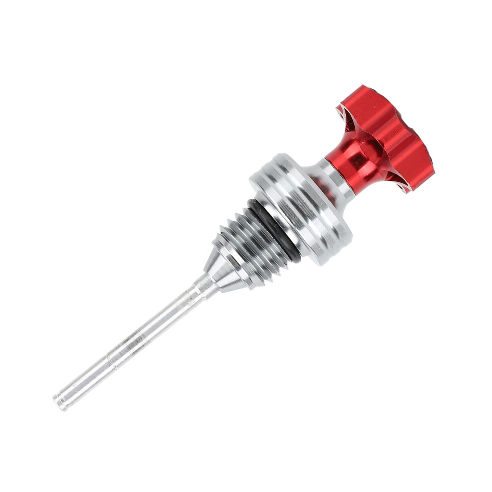 4.3In Aluminum Alloy Oil Dipstick For 125Cc Atv Go Kart Scooter Red 5021337835061