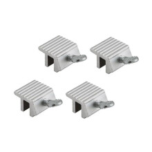 4 pieces sliding window locks – aluminum security locks for sliding windows and doors, easy to install.