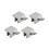 4 pieces sliding window locks – aluminum security locks for sliding windows and doors, easy to install. 1