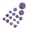 15pcs Acrylic Polyhedral Dice Set 3-100 Sides for Table RPG Games 1