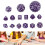 15pcs Acrylic Polyhedral Dice Set 3-100 Sides for Table RPG Games 4