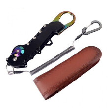 (Black) Fishing Lip Gripper Fishing Lip Grip Fish Grabber Lip Gripper Fishing Tackle