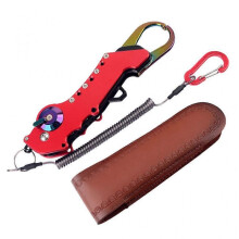 (Red black) Fishing Lip Gripper Fishing Lip Grip Fish Grabber Lip Gripper Fishing Tackle