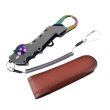 (Gray black) Fishing Lip Gripper Fishing Lip Grip Fish Grabber Lip Gripper Fishing Tackle