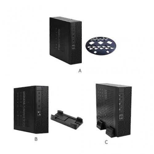 (Chassis with rack) M06 HTPC Case Superior Heat Dissipation and Easy Operation MINI-ITX Chassis 2