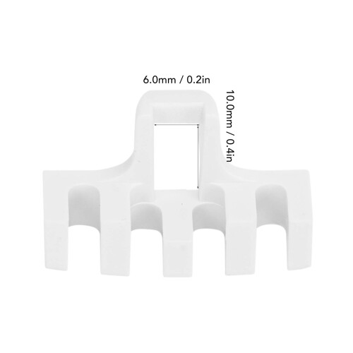 2 Stück Schläger-Ladeverteiler Weiß 0,2 oz Set 1