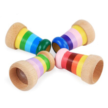 Kaleidoscope Wooden Bamboo For Kids Honeycomb Pattern