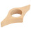 Buche Daumen-Lesezeichenring - Holz-Seitenhalter 12