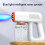 Nebulizer With Blue Light 1200mAh Rechargeable Electric Sprayer Adjustable Mist 2