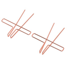 Durable Rose Gold Page Clips: Set of 10 Stainless Steel Music Holders