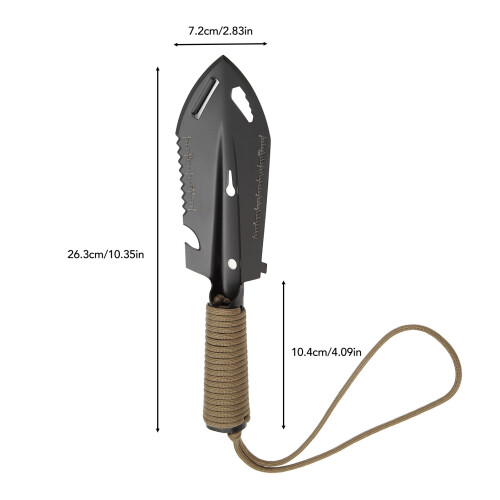 Multifunktionale kleine Handschaufel 202 g khaki 1