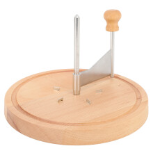 Ergonomic Cheese Curler with Rotating Flower Cutter - 22.2cm Diameter
