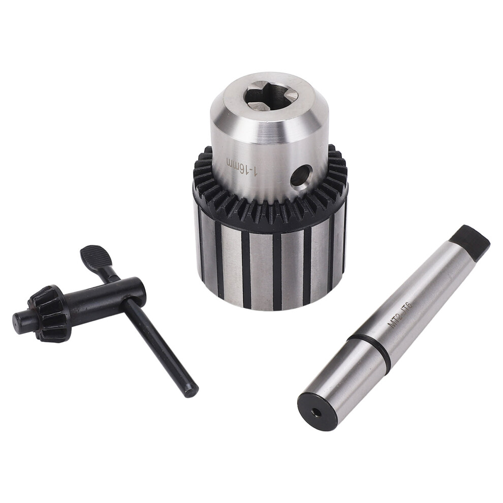 Drill Press Mount Jt6 Chuck With Mt2 Morse Taper Arbor Key For Precision Work 3001337852338