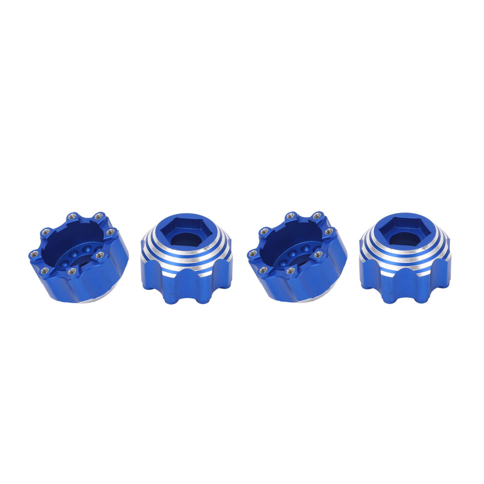 8X32 To 17Mm Hex Adapters For 8X32 Wheels, Aluminum Alloy, Blue 9391337852587