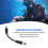 High Pressure Diving Regulator Hose with 7/16-20UNF Interface 15cm 12