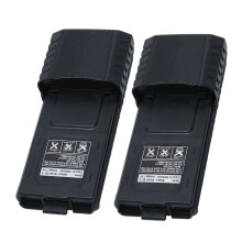 2x 3800mAh Li-Ion-Batterie 7.4V für BF UV5R 5RA/5RB