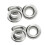 1000 Stück 12 mm Ösen-Set 20125 mm Silber 6