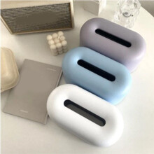 Nordic Ins Kunststoff Taschentuchbox Einfacher Papierhalter Spender Zuhause Aufbewahrungsbox für Zuhause Dormitory Schlafzimmer Couchtisch