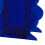 Acrylvase in Blau mit Wellenform - moderne, einzigartige Form 8,8 oz 4