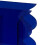 Acrylvase in Blau mit Wellenform - moderne, einzigartige Form 8,8 oz 8