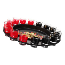 Roulette Drinking Set Shot Glass Roulette Wheel Reusable Drinking Game For Parties And Game Night