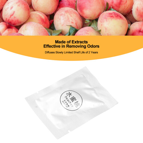6er-Pack Pfirsich Dufttabletten 10 g Auto-Lüftungsclip 2