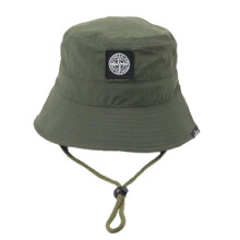 (Green)Stone Island buckethoed wind snel droog verstelbare trekkoord zomer outdoor zonwering