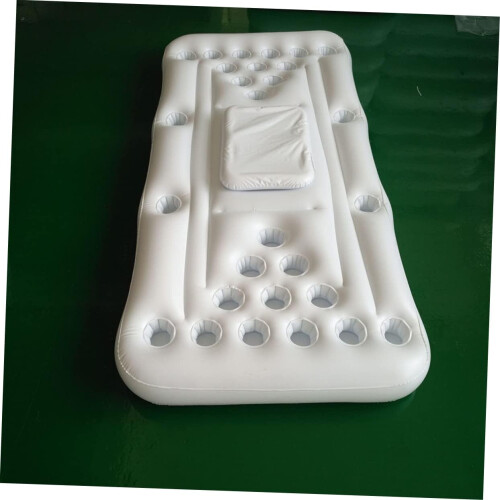 Inflatable Table White For Outdoor Activities, Pool Drink Holder, Floating Drink Holder, Inflatable Roller Coaster 2