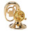 Messing Miniatur-Tuba Reversbrosche Gold 0,98 Zoll 13