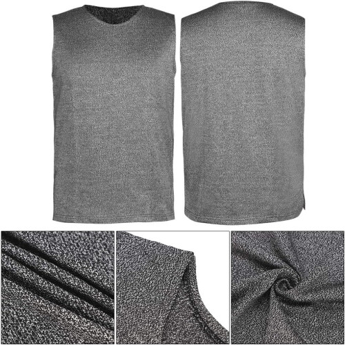 Level 5 Protective Vest, Cut Resistant, Size L, Crew Neck Short Sleeve, CTC Certification 1