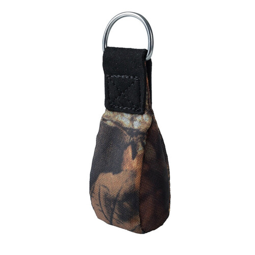 Steel Ball Throwing Rope Bag for Rock Climbing with D Ring Hook 500g 2