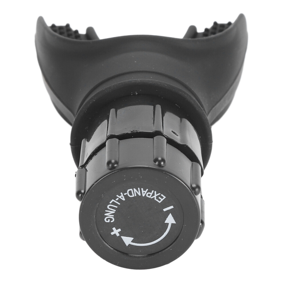 Black Breathing Exerciser - Lung Capacity Boost & Muscle Strengthener