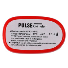 Fingerclip-Pulsoximeter USB 200 mAh Rot 5  3  3 cm
