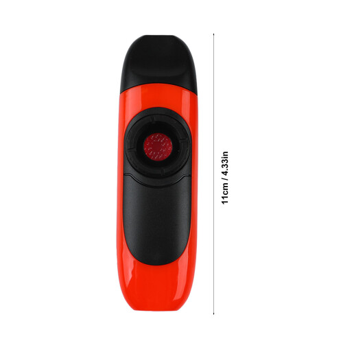 Kazoo ABS-Harz 11 cm orange Flötenmembran 1