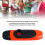Kazoo ABS-Harz 11 cm orange Flötenmembran 4
