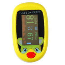 Fingerclip-Pulsoximeter 6-Modi 200 mAh 5x3x3 cm Gelb