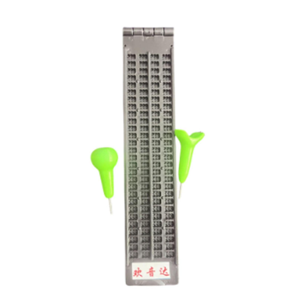 Braille Writing Slate Set For Beginners, Includes Stylus, Educational Braille Learning Tool