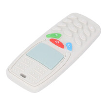 Mobiltelefon-Form Beißspielzeug Baby Sicher Lustig Süß Silikon Weiches Beißspielzeug für Säuglinge Milky White