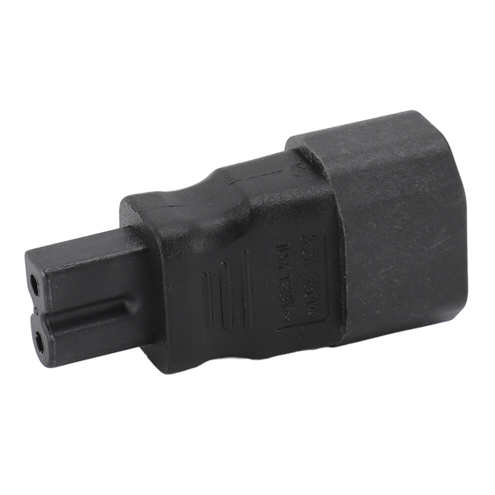 2Pcs Iec320 C14 To C7 Power Adapter 2.5-10A 125V Copper Pvc 4901337885758