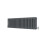 AICA (300x1010mm 3 Column) Traditional Cast Iron Radiator Anthracite 4