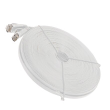 CAT6-Ethernetkabel 66 ft weiß RJ45 1000 Mbit/s