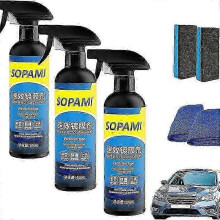 (3SET) 1-3x Sopami Car Coating Spray, Protection Quick Car Wax Polish for Car and Motorcycle aa