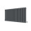 AICA (Anthracite 600x1190mm 3 Column)Traditional 2 3 4 Column Cast Iron Vintage Style Radiator Horizontal UK 4